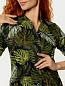 Женская рубашка-халат "Сафари" арт. к3269лс / Листья